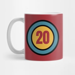 The Number 20 - twenty - twentieth Mug